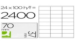 Etiquetas adhesivas 70x37mm Qconnect kf10647