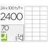 Etiquetas adhesivas 70x37mm Qconnect kf10647