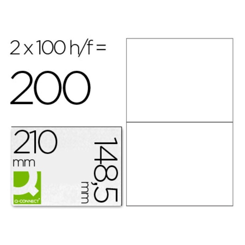 Etiquetas adhesivas 210x148,5mm 10662