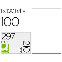 Etiquetas adhesivas 210x297mm Qconnect kf10664