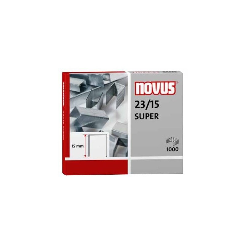 Grapa Novus 23/15 galvanizada