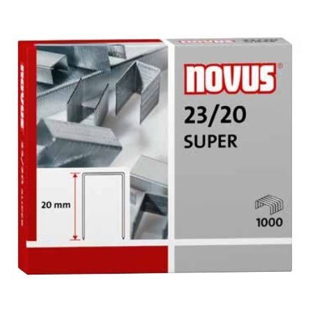 Grapa Novus 23/20 galvanizada