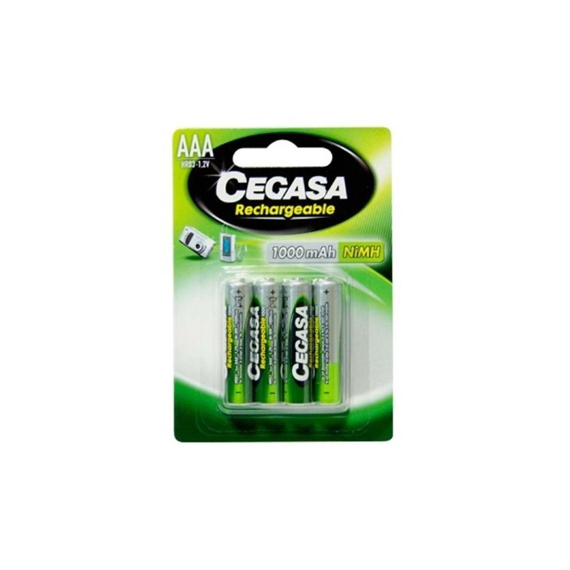 Pila recargable Cegasa HR03 AAA pack 4
