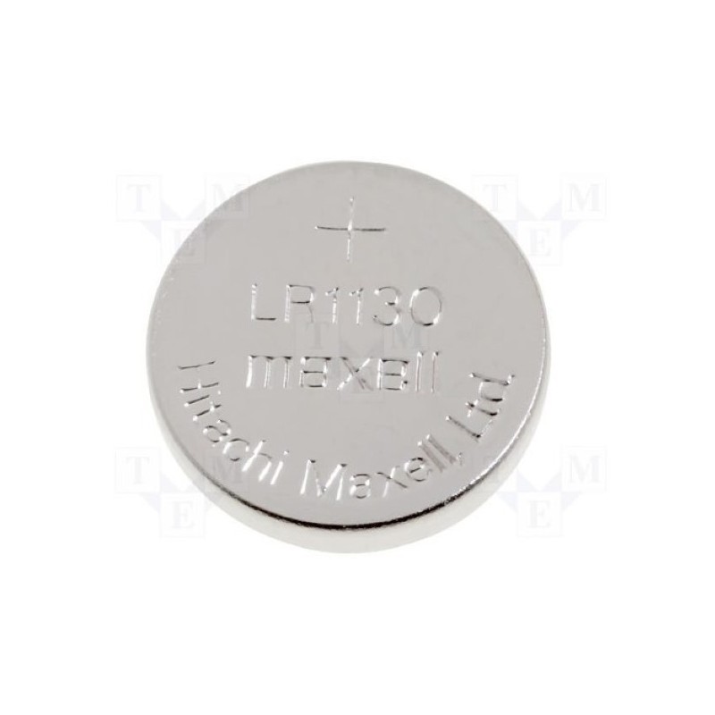 Pila LR1130 Maxell de boton alkalina