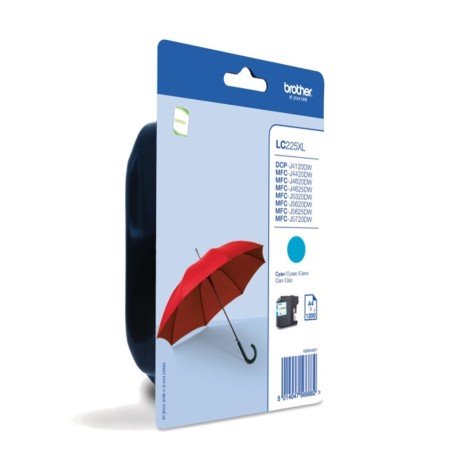 Brother LC 225XL C cartucho de tinta CYAN