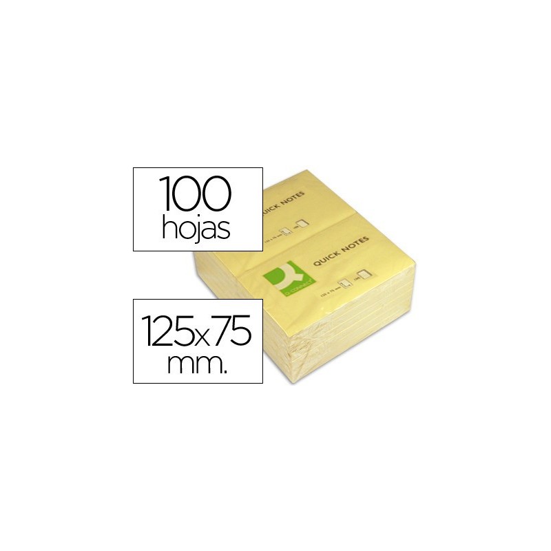 Notas adhesivas Q-connect 76 X 127 kf10503
