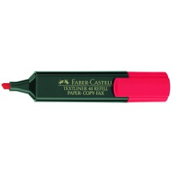 Faber Castell Textliner 48 rojo marcador fluorescente