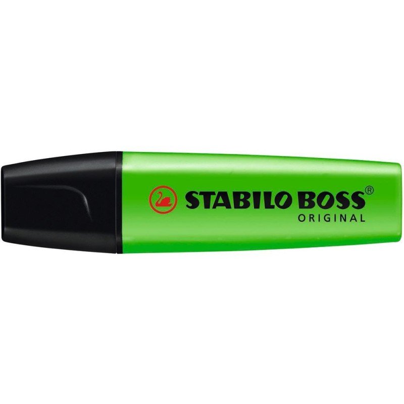 Stabilo Boss marcador fluorescente verde trazo