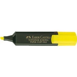 Marcador fluorescente Faber Castell Textliner 48 amarillo