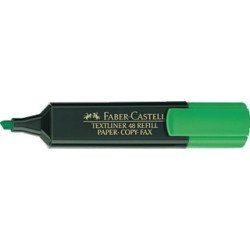 Marcador fluorescente Faber Castell Textliner 48 verde