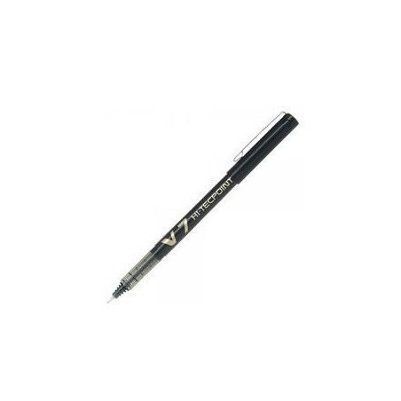 BOLIGRAFO PILOT BX-V7 HI-TECPOINT 0.7 NEGRO