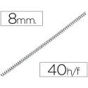 Espiral metalico paso 64 5:1 8mm