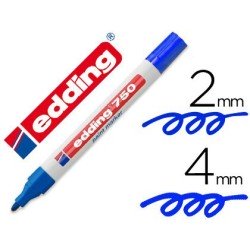 Edding 750 paint marker rotulador permanente azul