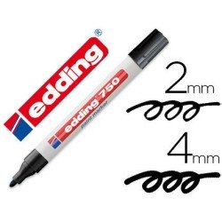 Edding 750 paint marker rotulador permanente negro