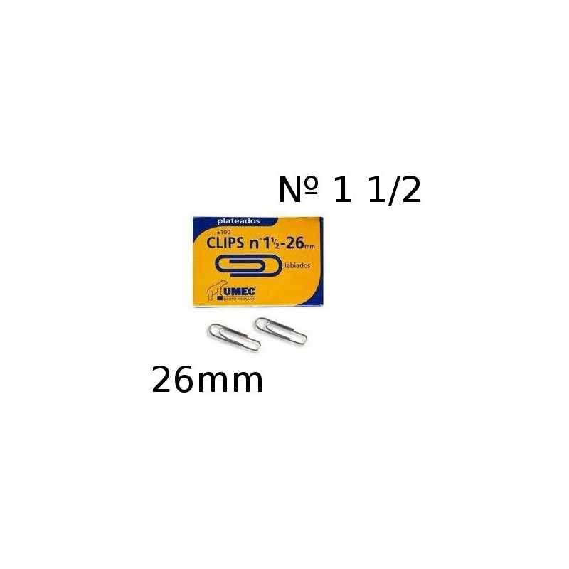 Clip labiado Umec 26mm numero 1-1/2