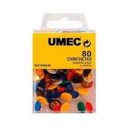 Chincheta de colores Umec 80 unidades