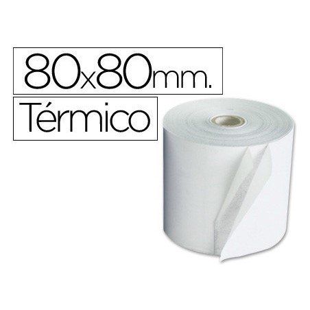 Rollo de papel termico 80x80