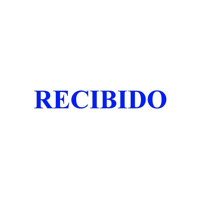 Sello Trodat Printy 4911 RECIBIDO azul