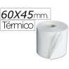 Rollo de papel termico 60x45. Pack 10