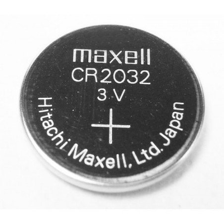 Pila CR2032 Maxell de boton Litio
