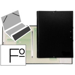 Carpeta clasificadora de 14 departamentos negra Mariola