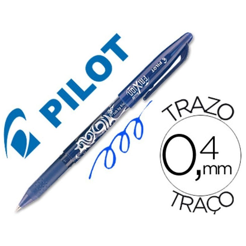 BOLIGRAFO BORRABLE PILOT FRIXION BALL BL-FR7 AZUL PUNTA DE BOLA 0,7mm