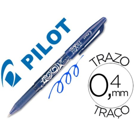 BOLIGRAFO BORRABLE PILOT FRIXION BALL BL-FR7 AZUL PUNTA DE BOLA 0,7mm