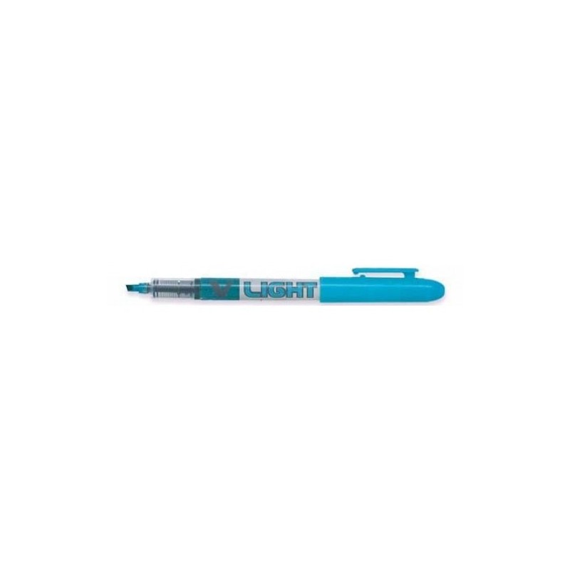Pilot V-Light azul marcador fluorescente