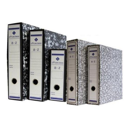 Archivador Officeclass A4 negro jaspeado 500032
