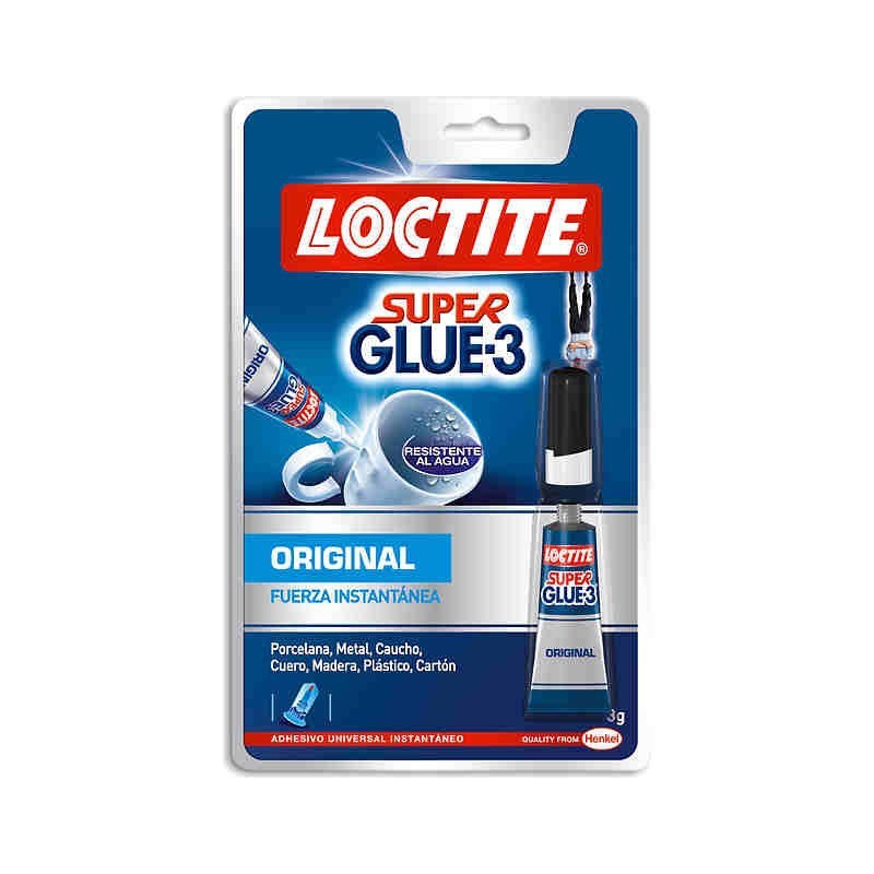 Pegamento Loctite Super Glue 3 original 3g