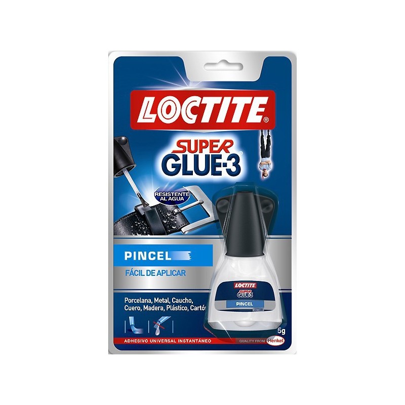 Pegamento Loctite Super Glue 3 pincel 5g